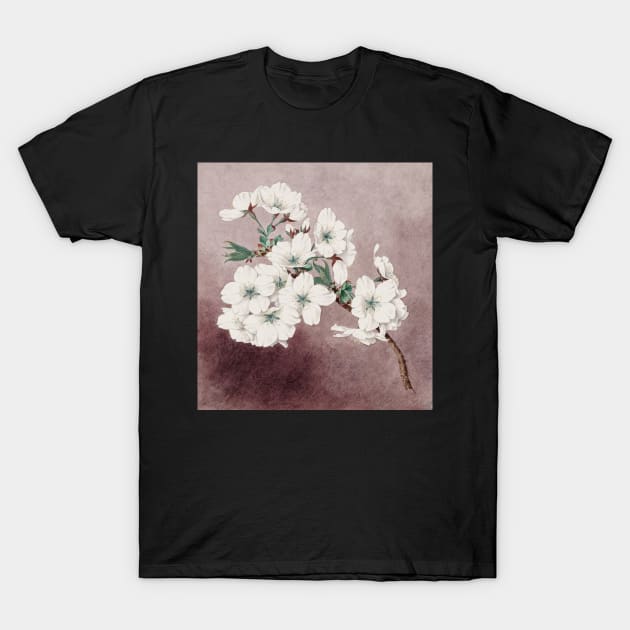 A branch of cherry blossoms flowers - Nature Inspired T-Shirt by JDVNart